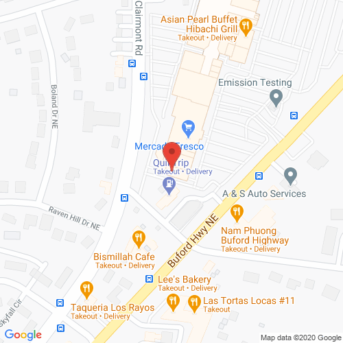 Map of Franklin Dental in Chamblee/Buford Hwy GA