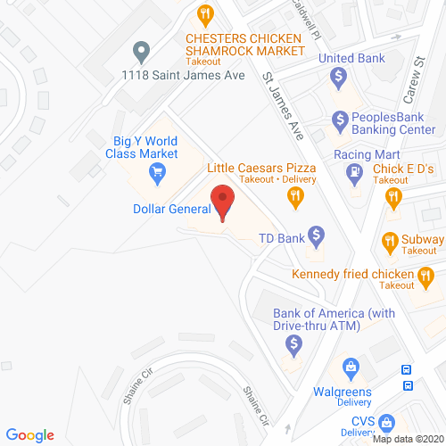 Map of Cortland Dental in Springfield MA